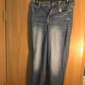American eagle blue wash skinny jeans